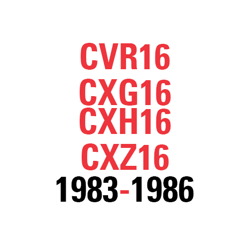 CVR16* CXG16* CXH16* CXZ16* 1983-1986